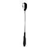 Yin & Yang 2 Soda Spoons Black