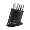 Global 6Pc MRJ Knife Block Set Black/White