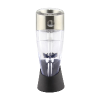 ADJUSTABLE WINE AERATOR WITH STAND, IN BAMBOO BOX