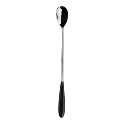 Yin & Yang 2 Soda Spoons Black