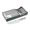 Global 5 Piece Knife Set with S/S Dock (G-2,3,9,GS-5,11)