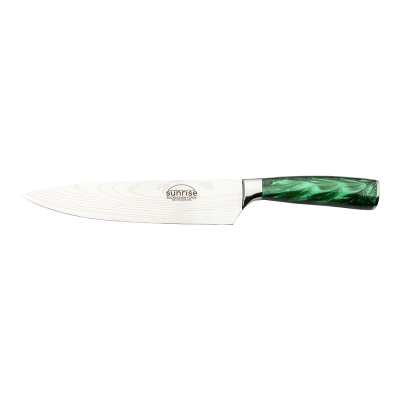 RF Sunrise Chef's Knife 20cm FlutedEmerald Green