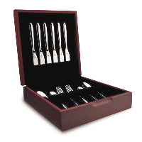 24 Pce Small Chest Mahogany Finish