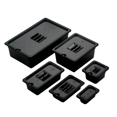 Gee-Norm Quarter Size Black Lid