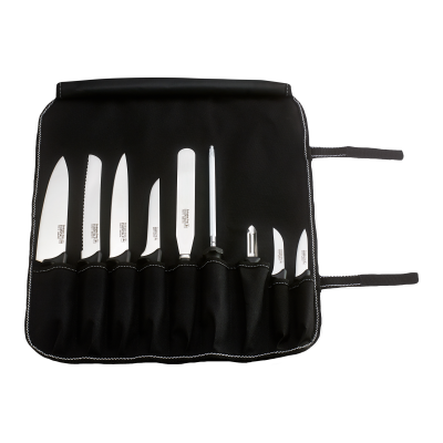 RF Essentials 8007 10 Piece Chef's Roll Case Set