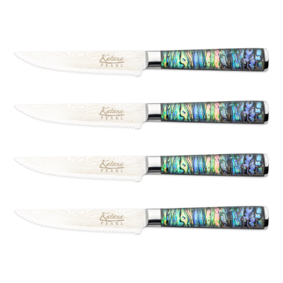 Katana Pearl 4 Piece Steak Knife Set