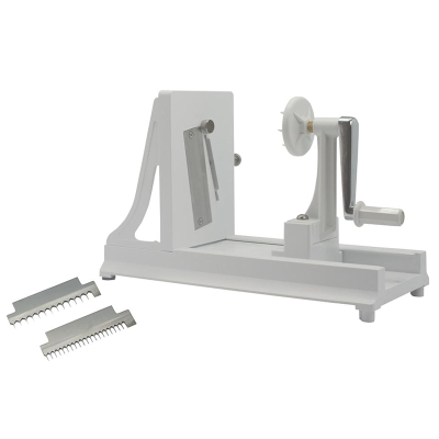 Benriner Turning Slicer Spiraliser with 3 Interchangeable Blades White