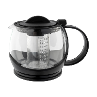 Cafe Ole Shut Off Infuser Teapot 1.2L Black