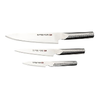 Global Ukon 3 Piece Knife Set (GU-01, GUS-24, GUF-30)