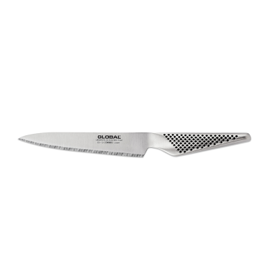Global Utility Knife Serrated 15cm Blade