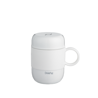 Drink Pod Mug Flask with Handle 280ml  White