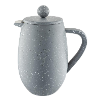 BFD 8 Cup Double Wall Cafetiere Grey Granite
