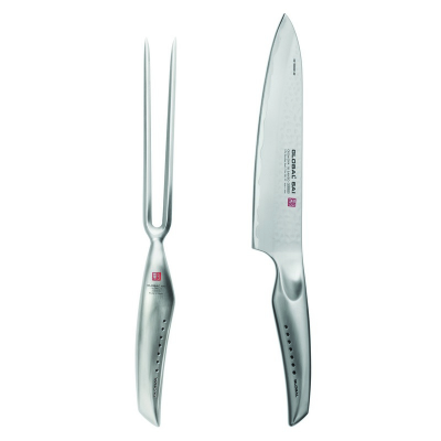 Global Sai 2 Piece Carving Set (SAI-02 SAI-C05)