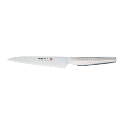 Global Ni Scalloped Utility Knife 12.5cm