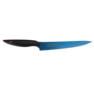 Kasumi Titanium Carving Knife 20cm Blue