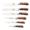 RF Sunrise 7 Piece Knife Block Set Amber