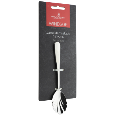 Windsor 18/10 Carded 2 Jam Spoons