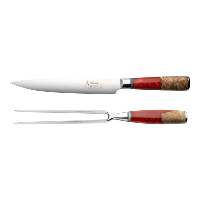 Katana Elements 2 Piece Carving Set Volcanic Red