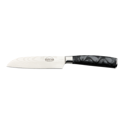RF Sunrise Santoku Knife 12cm Jet Black