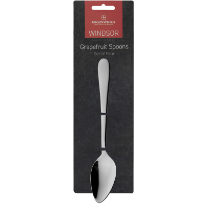 Windsor Carded 18/0 4 Grapefuit Spoons