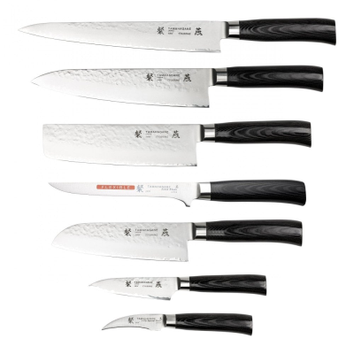 Tamahagane San Tsubame 8 Piece Chef's Set with Case