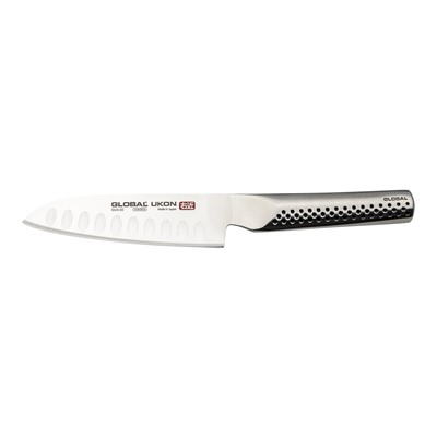 Global Ukon Santoku Knife 13cm Fluted