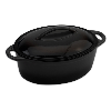 Round Casserole (Handle) 25cm Black