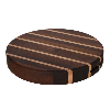 R Forest Cutting Board Round Multi Wood Acacia & Rubberwood 35cm Dia 4.5cm