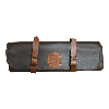 RF 5 Pocket Leather Knife Case 45x47cm Black with Brown Handles