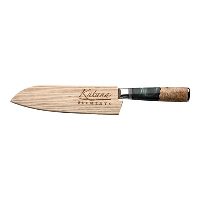 Katana Elements Santoku Knife 18cm Rainforest Green