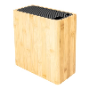 RF Jumbo XL Universal Knife Block with Scissor and Sharpening Slots Black