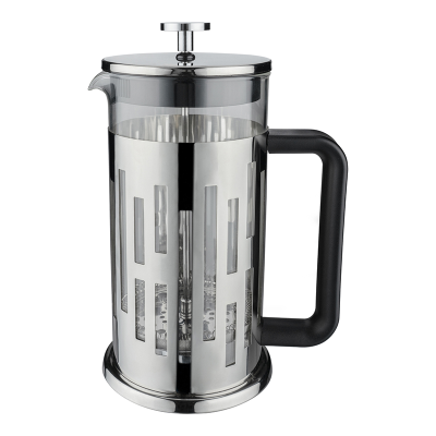 Graphico 8 Cup Cafetiere 1000ml Chrome
