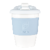 Drink Pod Re-Useable Coffee Cup Plastic 340ml White