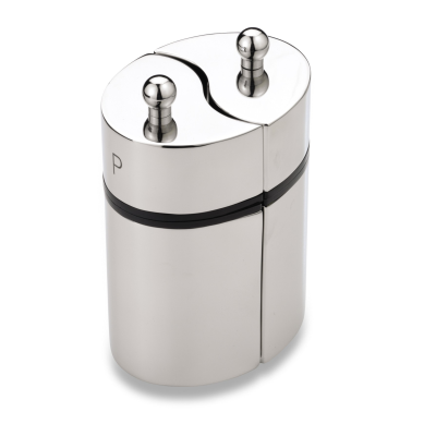 2Pce Pepper Mill & Salt Mill Mirror