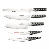 Global 5 Piece Knife Set with S/S Dock (G-2, G-5, G-9, GS-35, GS-11)