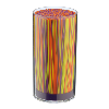 Clear Acrylic Knife Block,Purpl Fibr