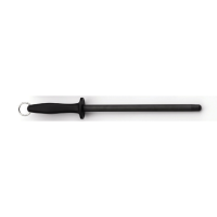 RF Black Ceramic Sharpening Rod with End Cap 28cm