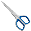 RF Household Scissors 17cm White & Blue