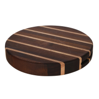 R Forest Cutting Board Round Multi Wood Acacia & Rubberwood 25cm Dia 4.5cm