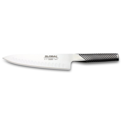 Global Cook's Knife 20cm Fluted Blade