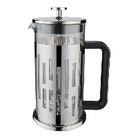 Graphico 8 Cup Cafetiere 1000ml Chrome