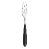 Yin & Yang 2 Pastry Forks Black
