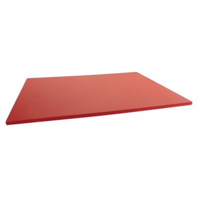 Plastic High Density Cutting Board 45x30x1cm Red
