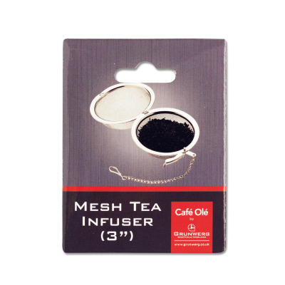 Mesh Ball Tea Infuser 3" Dia Carded