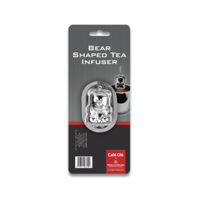 Tea Infuser, Bear Shape, Carded