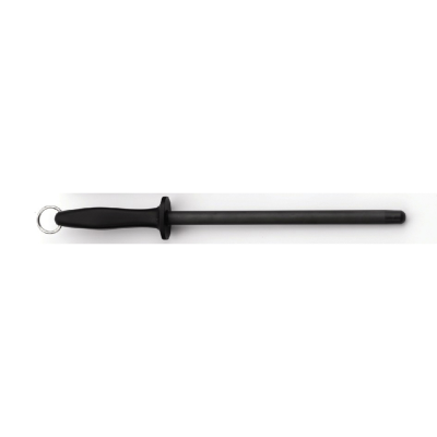 RF Black Ceramic Sharpening Rod with End Cap 28cm
