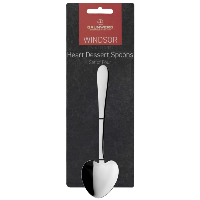 Windsor Carded 18/0 4 Loveheart Dessert Spoons