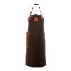 RF Leather Chef's Apron Black & Brown Straps