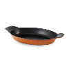 Oval Au Gratin Dish, Orange