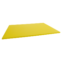 Plastic High Density Cutting Board 45x30x1cm Yellow